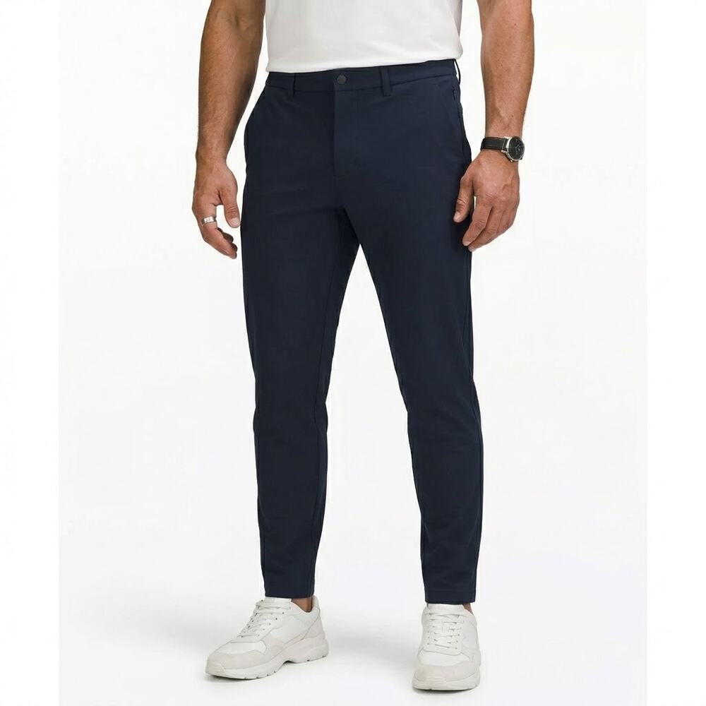 Lululemon Commission Slim Fit Pants Men's Size 30 Blue True Navy M5522S Chino